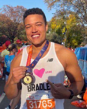 Bradley Constant Instagram - 26.2 miles later..🏅

I’m leaving New York City feeling proud. I’m reminded that I can do anything I set my mind to. 

When challenges face you, dig deep and fight. When doubt fills your mind, kick it out and step on it as you keep running forward. Find your heart, hold it tight and use it as your backbone for success. Believe in yourself and NEVER quit 💪🏽

I ran this marathon with Team Andi, in support of Mount Sinai Hospitals NICU. I met Andi’s Mom almost a decade ago on a run, and she inspired me with her story of her daughter born premature and her family’s story. I’ve been running with Team Andi since 2016 and I’m so passionate about this cause and these people.

If you’d like to read more about our team’s cause or donate, please follow the link on my profile- all fundraising goes to Mount Sinai Hospital in support of the care team and families 🙏🏽♥️ 

#nycmarathon @nycmarathon @teamandiruns