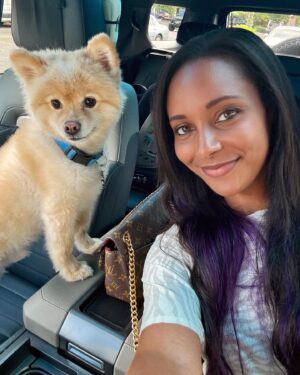 Brandi Runnels Instagram - Not an enhancement dog. (In lamens terms...he ain't no jobber)