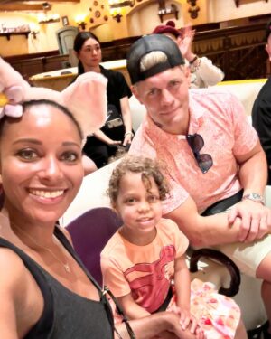 Brandi Runnels Instagram - Finally met my Duffy Bear 🥰❤️ He was in a sombrero for some reason, but he was legendary in that sombrero. Tokyo DisneySea is still one of my favorite Disney parks ever. So thrilled we got to share it all with Libby this time. (My Duffy merch haul is impressive by the way...and I have entered my LinaBell Era)