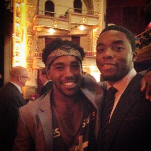 Brandon Mychal Smith Instagram - I’m in tears writing this , I don’t know what to say . We don’t have many Heroes to look up to as black men & he was that for me , for us as a people & this loss today is like loosing my father . Chadwick is the reason why I played Little Richard period. I’ll never forget the first day I walked into the makeup trailer and he said to me when he saw my performance on tape “ you got it “ and he fought for me to have this role over other stars that were bigger than me at the time & told the director “this kids got it” This opportunity changed my life & more importantly Chadwicks commitment to excellence changed my vision of seeing myself as a part of the inferior race to forever seeing myself as a king , as a part of the superior race as a part of the true Kings . 
Chadwick helped me in so many facets of my life and was always one of my biggest champions and inspirations . Today I’m hurt , today I’m lost . If you see a 42 in your life just know that’s the big homie Chad reminding you to be great in every moment because not a damn thing is promised . Especially as a black man living in America . Thank you king @chadwickboseman for being our hero ✊🏽 also @theacademy give my king his Honorary #Oscar for his flawless , timeless iconic portrayal  of the legend James Brown , you owe him that and us as a people ✊🏽.