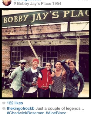 Brandon Mychal Smith Instagram - R.I.P #LittleRichard The Man who invented #rockandroll who was unapologetically one of the most dynamic, eccentric & progressive visionaries to grace this planet. I am with a heavy heart as I never got the chance to speak with Little Richard but was able to be a voice & a vehicle of reigniting and reminding people of how integral this single individual was in progressing  people of color & the #lgbtq 🌈 community with flamboyant ferocity in a time where we needed it direly . To have the surreal honor of portraying #LittleRichard in #GetOnUp movie opposite the hands down greatest actors of our time @chadwickboseman @mrcraigrobinson @violadavis @missjillscott @aloeblacc @octaviaspencer @thereallenniejames @nelsanellisofficial @tikasumpter @keithsings 
Dan Akroyd  Fred Melamed and so many more wonderful creative visionaries. I couldn’t have been more honored to hopefully bring truth and divine passion to his legacy .  Legends never die their soul lives forever & 
I make a promise to the #World that this isn’t the last you see of #LittleRichard The True King of Rock & Roll soulful flamboyant bad ass titan who never received the recognition & notoriety he truly deserved for creating #rockandroll . RIP Richard we will dance again king 🙏🏽
#TheKingOfRockAndRoll