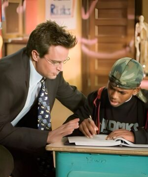 Brandon Mychal Smith Instagram - I write this with a heavy heart , yesterday I cried tears of love for my friend , my mentor and someone who was like a father to me @mattyperry4 . Matt took me to my first hockey game in Canada when we were filming
 The Ron Clark Story & literally treated me like a son every day of shooting this movie. Not only did he embrace me as a son but he opened his heart to my father & sister every day on set. He was that effortless ray of light & love every moment.  He challenged me , he raised my level of focus and together we created art . My performance in this film was for me the best of my career because of Matt , he allowed me to take risk embrace my vulnerabilities while wearing my emotions on my sleeve transcending space and time . We cried together , we laughed together and we created art for the world to hopefully be inspired for generations to come. Was hoping to run into you again on a red carpet somewhere and laugh about that first hockey game Matt but I know I will see you again behind those shiny golden gates one day .
 I love you and I miss you .
 🕊️ rest in paradise @mattyperry4 🙏🏾
