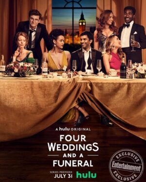 Brandon Mychal Smith Instagram - Save the date #World 💍 @fourweddingsandafuneral premieres July, 31st on @Hulu !!