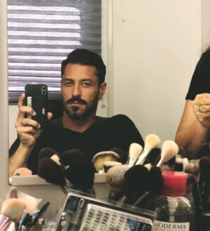 Brandon Quinn Instagram - So who does YOUR makeup? 💄