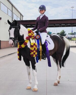 Brendan Fehr Instagram - So @abq.equestrian is a National Champion in Level 2 Dressage. She’s pretty good at this horseplay. #AHA MidSummer Nationals
