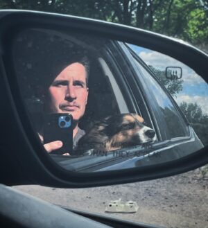 Brendan Fehr Instagram - #carride #dogs #dogsofinstagram @bernie_the_augie