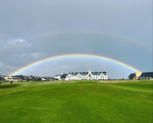 Brendan Fehr Instagram - Last round of the trip. Sent us off in style at @carnoustiegolflinks