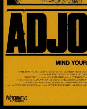 Brenna D'Amico Instagram - 👁️ Mind your business. 

Join us to watch Adjoining at The Chinese Theatre in Hollywood this October. 🎟️

Directed & Written By @harrisonhoude @dakotadaulby
Executive Producer, Written & Story by @peteybeats 
Starring @brennadamico @carterglade @sidnoelle 
Producers @PopternativePictures @VesperiaFilms @brennadamico @sikora_ian
1st AD: @nscouture
Editor: @samijamichan
Music: @tokyoratmusic 
DP: @locustgarden 
1st AC: @sophiedonatella
2nd AC / Key Grip: @aid_and_abet
Steadicam: @reecemoffett
Production Design: @megmrphy 
Art Director: @vampirenosleep
Assistant Set Dec: @brightonyourday
@trash.artists.llc 
MU/Hair/SFX MU: @ramediamakeup 
Sound Design: @sound_by_varun @soundriffic 
Sound Mixer & Boom: @shorifsuhel
Colorist: @gabe_jl_sanchez 
VFX: @denley_ryan
PA: Nathan Silva
BTS Stills: @britton.camera 
BTS Video: @dp.riq 
Poster Design: @timothy_palace