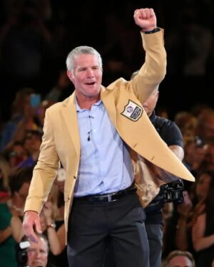 Brett Favre Instagram - Hard to believe it’s already been 8 years since my Hall of Fame induction. I thank God for the talent He gave me, my wife for being a strong support, and my teammates who deserve a lot of credit too. I wouldn’t have been inducted if it wasn’t for their dedication and tough play. 

Also, to all my fans — thank you for showing up with that #4 !