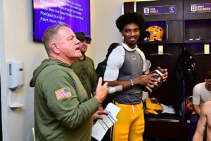 Brian Kelly Instagram - Jayden is the best player in the country and college football has never seen a player like him. Well done, 5!