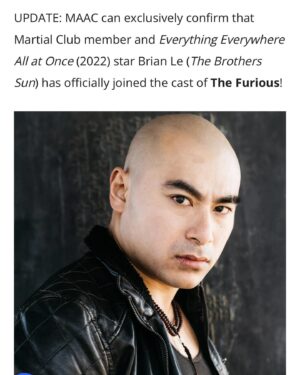 Brian Le Instagram - ⛩武館⛩ Grateful for my life!!! Grateful for my Martial Arts Journey 🙏 Thank you @kenjitanigaki for your trust! 🎬🎥👊🔥RHEEEEEEEEEE!!!! 👹🐺🔥💀🔥🔥
@maactioncinema 

• • •
MAAC EXCLUSIVE!!! #Martialclub ‘s #BrianLe has joined the cast of #kenjitanigaki #TheFurious alongside #XieMiao #JoeTaslim #JeejaYanin & #YayanRuhian! 🔥👊🔥
• • •
#billkong #edkofilms #xyzfilms #action #thriller #martialarts #kungfu #silat #muaythai #actionmovie #actionfilm #demonwolf