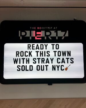 Brian Setzer Instagram - SOLD OUT hometown show at @rooftopatpier17 tonight 💥🗽