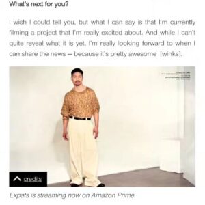 Brian Tee Instagram - I can finally prove to my 8yr old, daddy was cool!.... once. 

Was a blast talking about the career, #Expats and shooting with Schön! - @schonmagazine
Photo's – @duggangram
Fashion – @dvlstylist
Grooming – @heeezooo

**Full article in bio