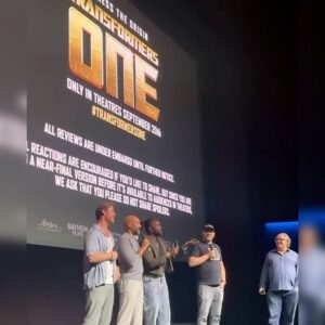 Brian Tyree Henry Instagram - My first fan screening with the #TransformersOne fam. You get us together and fun will most likely be had.

#transformers #megatron #bumblebee #optimusprime