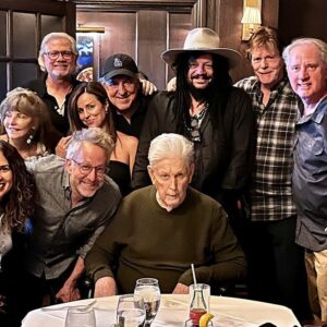 Brian Wilson Instagram - Brian wanted to take his friends to dinner at one of his favorite restaurants, Musso & Franks in Hollywood. Here’s Brian last week with his pals including Don Was, Cameron Crowe, Jason Fine, Brent Wilson, Jerry Schilling & George Dougherty.

@donwas
@vinylcrowe
@jasonfine
@brent310
#jerryschilling
@mussoandfrankgrill