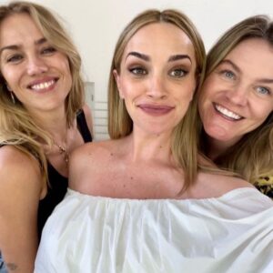 Brianne Howey Instagram - working / resting / nesting of late 🥰🎬🐣