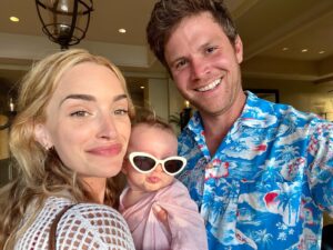 Brianne Howey Instagram - Traveling with a 3 1/2 month old may have taken a year off my life but baby sunglasses made it all worth it 🌺