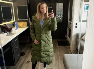 Brianne Howey Instagram - working / resting / nesting of late 🥰🎬🐣