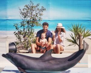 Brice Martinet Instagram - For years we thought about taking you to this magical place...
But you weren't there...
You changed us forever and seeing the joy in your eyes fills our hearts every single day that God makes❤️

#zoo #marine #love #family #enjoy #joy #dolphins #vacation #pinocchioandfriends