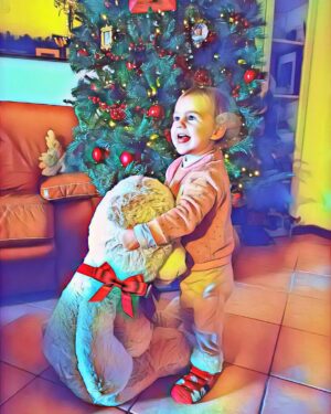 Brice Martinet Instagram - There are no words in the world to describe how lucky we are to see you growing day after day... Thank you for making our daily life magical. 
🎉🎉HAPPY BIRTHDAY 🎉🎉 angel of my dreams❤️❤️ 
#love #birthday #happy #joy
