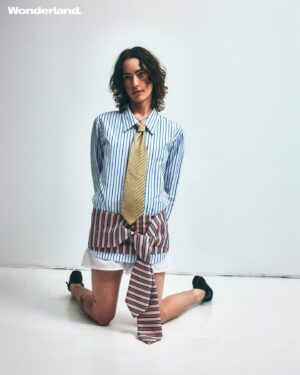 Brigette Lundy-Paine Instagram - Wonderland 🛗

Photography by @brendanwixtedphoto 
Styling by @martiarcucci 
Words by Audry Hiaoui
Hair by @stefano_greco 
Make-up by @makeupvincent 
Photography assistant @just_dropped_in