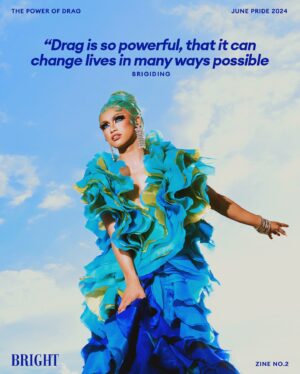 Brigiding Instagram - The Power of Drag: Self Expression, Protest and Pride! 

As we close #PrideMonth2024, let’s remember that our power becomes stronger when we fight as one! With the community and our drag families as our support system, let’s lift each other up so we can challenge societal limitations and push boundaries together. 🌈

#BrightZine #HouseOfDing

𝚂𝚎𝚎 𝚝𝚑𝚎 𝚏𝚞𝚕𝚕 𝚒𝚜𝚜𝚞𝚎 𝚘𝚗 @𝚑𝚘𝚞𝚜𝚎𝚘𝚏𝚍𝚒𝚗𝚐 🏳️‍🌈✨

Photography: Kevin Gonzales @kevgnzls
Assisted by: Krystel Urriza and Anna Patdu
Retouching: Cyrus Bon @itscyrusbon 
Words by: Elle Cruzin @ellecruzin 
Special thanks to: 
Julia Pronstroller
Thea Ramirez
Gabriel Garcia
@surftownpride
@dsantaivilla