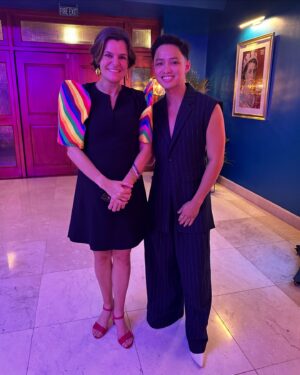Brigiding Instagram - Thank you so much UK Ambassadress @laurebeaufils for inviting us to celebrate pride! 🏳️‍🌈 We appreciate your support in championing our fight for Equality Bill! Happy Pride! ❤️🤩 @kaladkaren @queenmelomanila @aremmcastrillo @jasondhakal