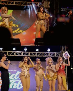 Brigiding Instagram - What an amazing time to celebrate PRIDE and perform our new song “Oh Divine Diva” with Precious Paula Nicole and Vinas Deluxe! Thank you @loveyourself.ph and @fireandice_ph and @starpopph for our new single! Available now on all streaming platforms. 

Thank you sooo much mga bakla! 
HAPPY PRIDE 🏳️‍🌈❤️

Wearing @klvnqnbrrs 
Photos by @kevgnzls