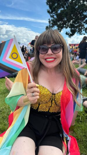 Briony May Williams Instagram - We need Pride as much as we ever have 🌈 Bristol Pride was a day full of love, joy, acceptance and support but we can’t overlook the importance of the protest and showing up for the LGBTQIA  community 💕 We love you, we see you. Team Williams 🩷💜💙🩵💚💛🧡❤️🖤🤎 #pride