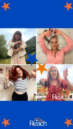Briony May Williams Instagram - When having a limb difference doesn’t stop you having a brat summer and celebrating disability pride 💚💅

We may do things differently but we always find our unique and own ways to conquer challenges! 💙🧡

Video featuring Reach Ambassadors @brionymaybakes & @jay_howard, Reach Trustee @emilytisshaw and Reach’s social media manager @meganbaconevans. 

—————

ABOUT REACH:

We are the leading charity in the UK providing support for those with an upper limb differences and their families. By joining Reach you are not only supporting the valuable work we offer, you will also benefit from events and support… and maybe even friendships for life!

Link in bio or DM to sign up 🧡💙✨