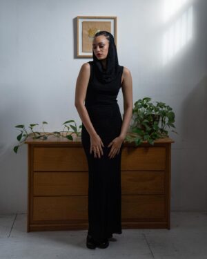 Britne Oldford Instagram - A bit of gothic fashion with a pop of editorial at the end. 
Styled by@marissa_pelly | makeup @katbrobeauty 
| wearing @dailypaper  @alexisbittar | shot by @shane.augustus | event Crimes of the Future New York Premiere | I did my own hair thank youuuuuuu x
