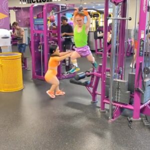 Brittney Guzman Instagram - I tried to help 🙉😂 @johnlferguson #jokes#gym#workoutmotivation#reels