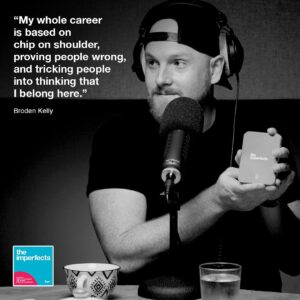 Broden Kelly Instagram - @brodenkellyismyname from sketch comedy group @theauntydonnagallery joins us for a cup of Vulnerabilitea. 

If you love Aunty Donna, you really love Aunty Donna. Over the last decade they have consistently put work into the world, whether that be YouTube sketches, podcasts, TV shows, or live shows.

While hard work and determination has got the team to where they are now, Broden shares that his personal behaviour with anger had to change in order for the group to progress. 

Link in bio to listen now.