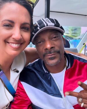 Brooke Boney Instagram - Just spoke to @snoopdogg and he said he’s coming to Brisbane 2032 🤣🇫🇷🥇😇
