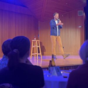 Brooks Wheelan Instagram - Catching a fish in the ocean, not impressing my Alaskan friend, then talking about it later that night.