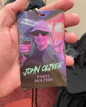 Brooks Wheelan Instagram - New John Oliver tour credentials. We’re legit now.