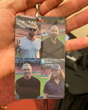 Brooks Wheelan Instagram - New John Oliver tour credentials. We’re legit now.