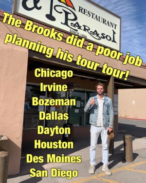 Brooks Wheelan Instagram - I fucked up and spent 8K on this tour poster. Please come out. I need to break even on this thing. Chicago kicks it off this weekend! Link to all shows in my bio