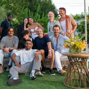 Bruno Gouery Instagram - In case you haven’t heard yet, we’re in L.A. for the launch of Emily in Paris Season 4!

Are you ready for the August 15th release? 
We’re almost there!!

Thank you @ashleyparklady for hosting a perfect soiree! 😉🍊 🍹
#emilyinparis