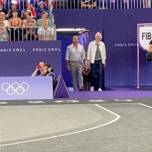 Bruno Gouery Instagram - Merci @paris2024 
@fiba3x3w & @fiba3x3 

So much fun & sport

🏀🏅🕊️&💕

🔵⚫️🔴
 🟡🟢
 
#jo #paris2024 #basket #citiusaltiusfortius