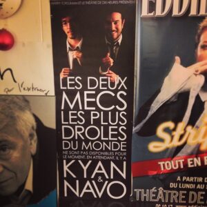 Bruno Muschio Instagram - Souvenir dans les loges du Théâtre De Dix Heures ! :)