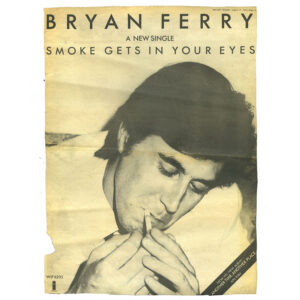 Bryan Ferry Instagram - Bryan Ferry released "Smoke Gets in Your Eyes" c/w "Another Time Another Place" on 19th August 1974 

#bryanferry #anothertime #anotherplace #single