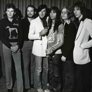 Bryan Ferry Instagram - Andy, (Andy's dog ' The Stick'), Phil, Bryan, John, Paul, Eddie, 1974. 

#roxymusic #photoshoot #archive