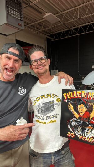 Bryan Fuller Instagram - Didn’t get as many photos as I should last night but what a fun time showing my friends around the @fullermotoshop last night!  This is going to be one great weekend!  #fullermoto #forgedbyfuller