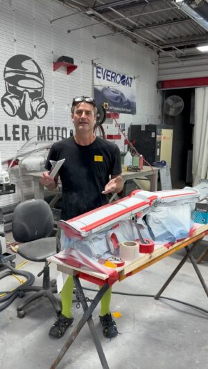 Bryan Fuller Instagram - Happy Memorial Day you guys!  All day sanding today but it’s gratifying to see these headlight doors almost done.  Have a great weekend.  #fullermoto #custompaint #paintshop #customcar #caffeineandoctane #evercoat #indasa #sata