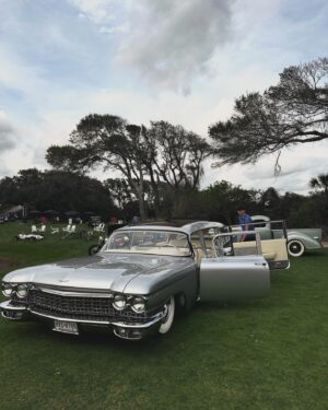 Bryan Fuller Instagram - Great day to be at #ameliaisland with the 2024 #fullermoto layout #ameliaislandconcours @ameliaconcoursofficial #caffineandoctane #classiccars #cadillac