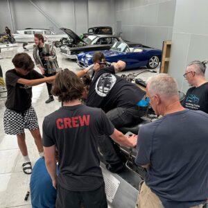 Bryan Fuller Instagram - Big thanks to the entire @fullermotoshop and @savoyautomuseum team for an awesome full day of load in for the #forgedbyfuller exhibit!  Such a great group of guys right here!  Solid!  Opening Gala tickets are sold out but the collection of 25 is on display till Dec 1st!  DM me if you’re in town over that period and I’ll try to meet you there for a personal tour. Feeling grateful to have this opportunity.  #fullermoto #savoyautomobilemuseum