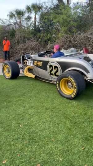 Bryan Fuller Instagram - #DoubleDown @ameliaconcoursofficial always stops people in their tracks!  This car was probably the softest of the entire field on the wet grass!  #ameliaislandconcours #theamelia #fullermoto #forza #32ford #1932ford #caffeineandoctane #hotrods #hotrod
