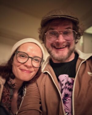 Bryan Fuller Instagram - RAN INTO INTREPID REPORTER AND FEARLESS FIRST LADY @larajeanc_ WHILE WATCHING @realdonmancini’s EYE-POPPING @chuckytheseries HALF SEASON PREMIERE TONIGHT #FANNIBALFAMILYFOREVER
