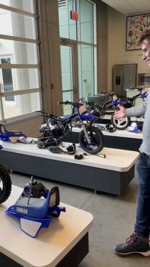 Bryan Fuller Instagram - Look how awesome this kids #design camp is here @barbermuseum !! Love seeing kids get to experience the pleasure of creating, building, and riding this camp has it all!  #barbermotorsportspark #diy #caffeineandoctane #motorcycles #claymodelling